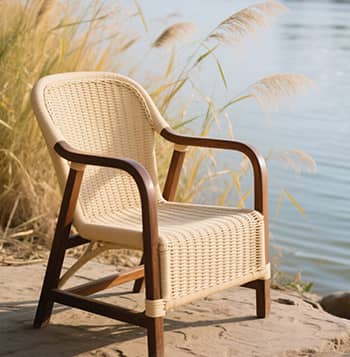 Ganges Riverside Rattan Armchair