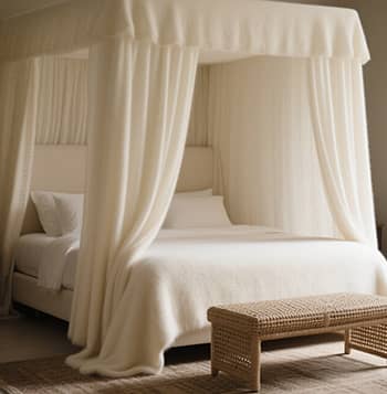 Kashmir Cashmere Canopy Daybed