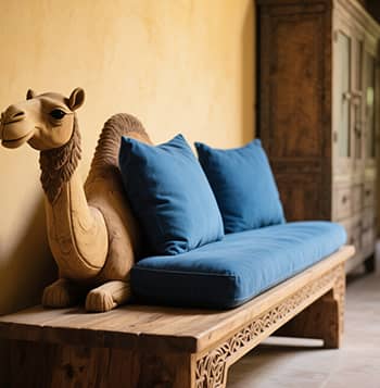 Desert Dromedary Camel Bench